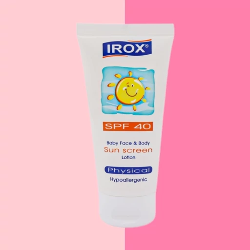 GinSswsfJsSVVR4nAQq9xQzWuvMnfgz9DrWBr1jqqiSk7v4mJt.jpg_512X512X70.jpg لوسیون ضد آفتاب فیزیکال کودکان spf40 ایروکس مناسب کودکان و دوران بارداری - تصویر 1