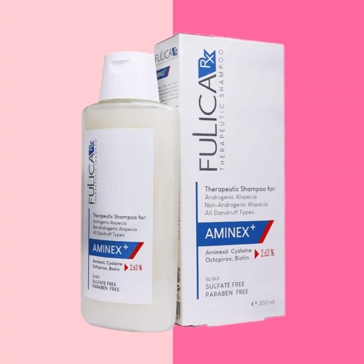 YraGiDCsc3YKkM88uluVu6f0I39yUTmhhZOt28t7fT0qKKf76S.jpg_512X512X70.jpg شامپوی فاقد سولفات ضد ریزش موی آمینکس پلاس آر ایکس فولیکا - تصویر 1