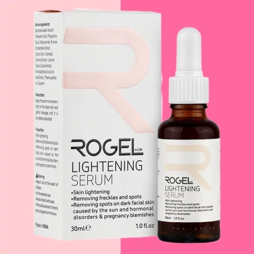 yuYT5Xm4gHIZQhOMsoK2YyZiuBQhdWWXrt61RrClleNQEIkMkd.jpg_512X512X70.jpg سرم ضد لک و روشن کننده روژل 30 میلی - تصویر 1