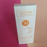ضد آفتاب بی رنگ فاقد چربی مناسب انواع پوست نواکر  novacare