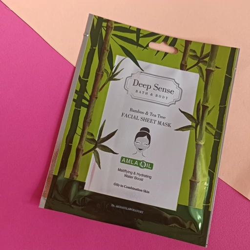 joJHrNoRCpkNko4iJMA571MXItcY4D4TrqliKM6MtDiTNKJ0i9.jpg_512X512X70.jpg ماسک ورقه ای بامبو و درخت چای دیپ سنس مخصوص پوست های چرب و جوشدار - تصویر 1